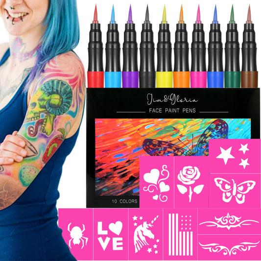J&G Temp Tattoo & Body Art Markers